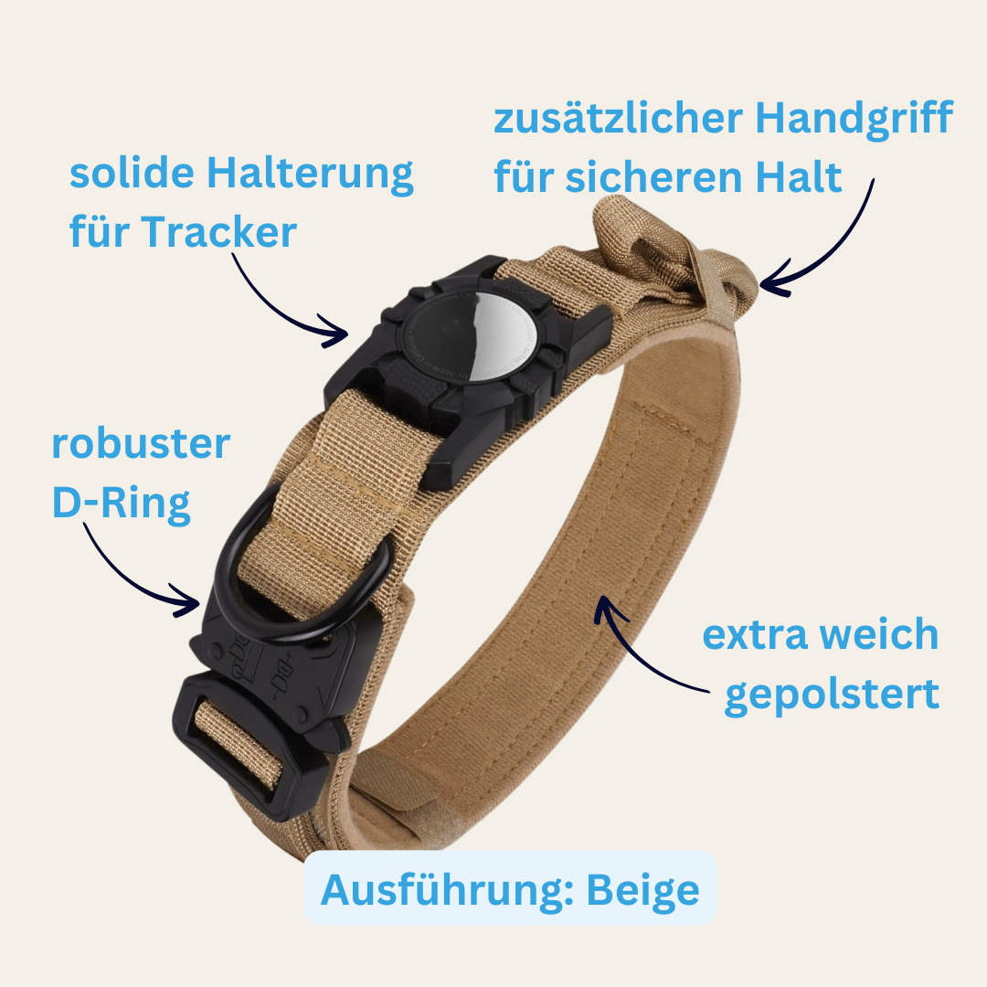 Halsband Fjord – mit Air-Tag-Halter für stilvolle Sicherheit