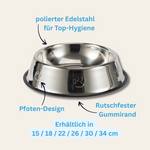 Hundenapf Josefine – aus Edelstahl, stilvoll & hygienisch