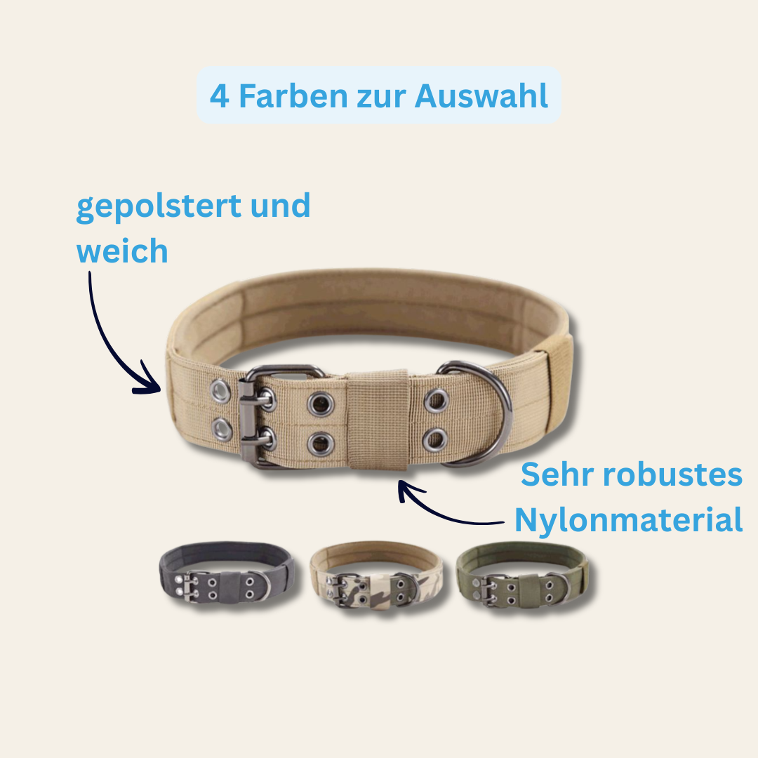 Nylon-Halsband Odo – doppellagig für Alltag & Abenteuer