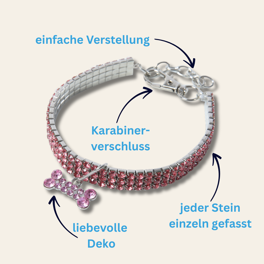 Halsband Cecilia – glitzernd für glänzende Auftritte